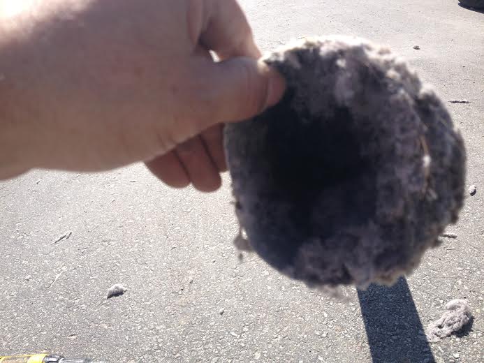 Dryer vent cleaning