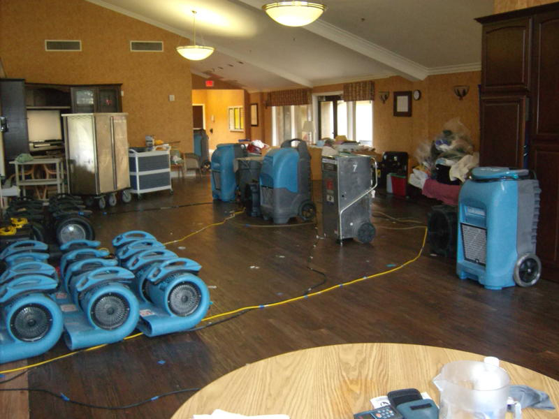 Water damage restoration